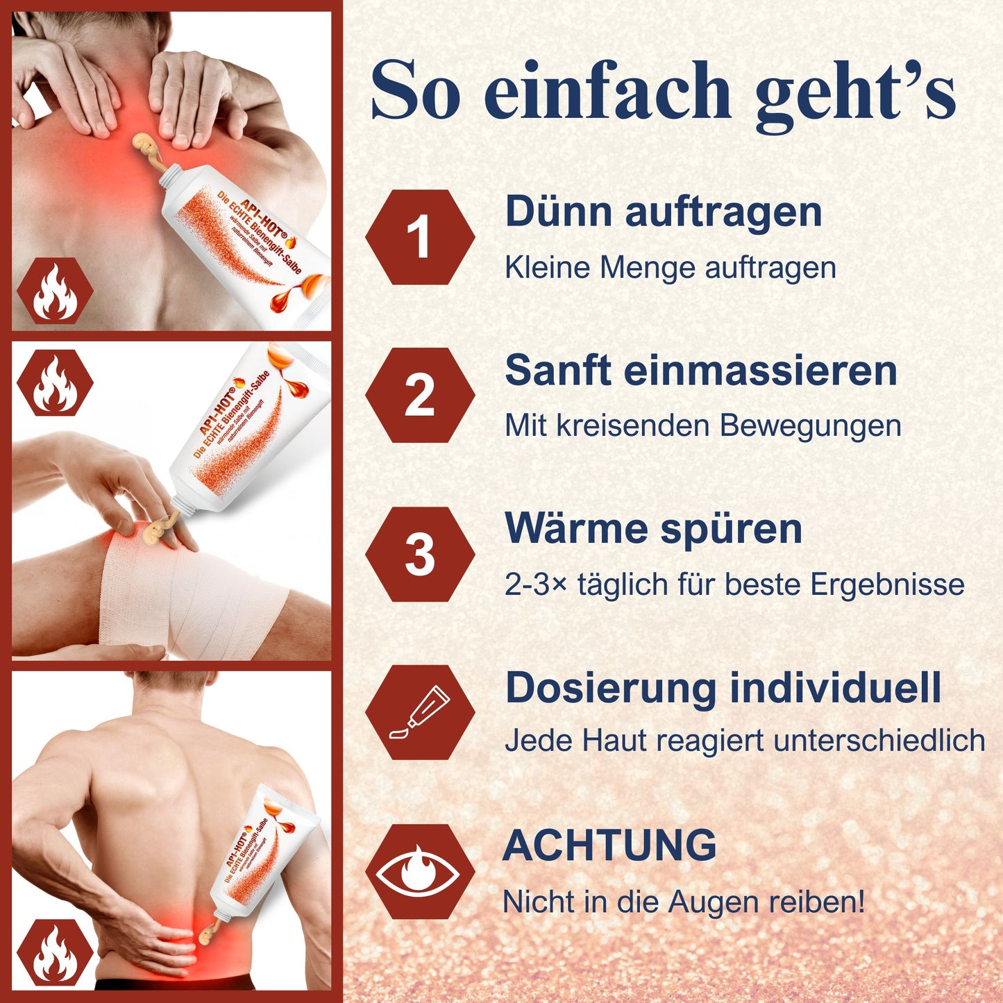 Bienengift-Salbe WÄRMEND